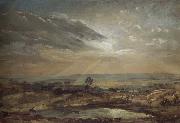John Constable Branch Hill Pond,Hampstead oil painting artist